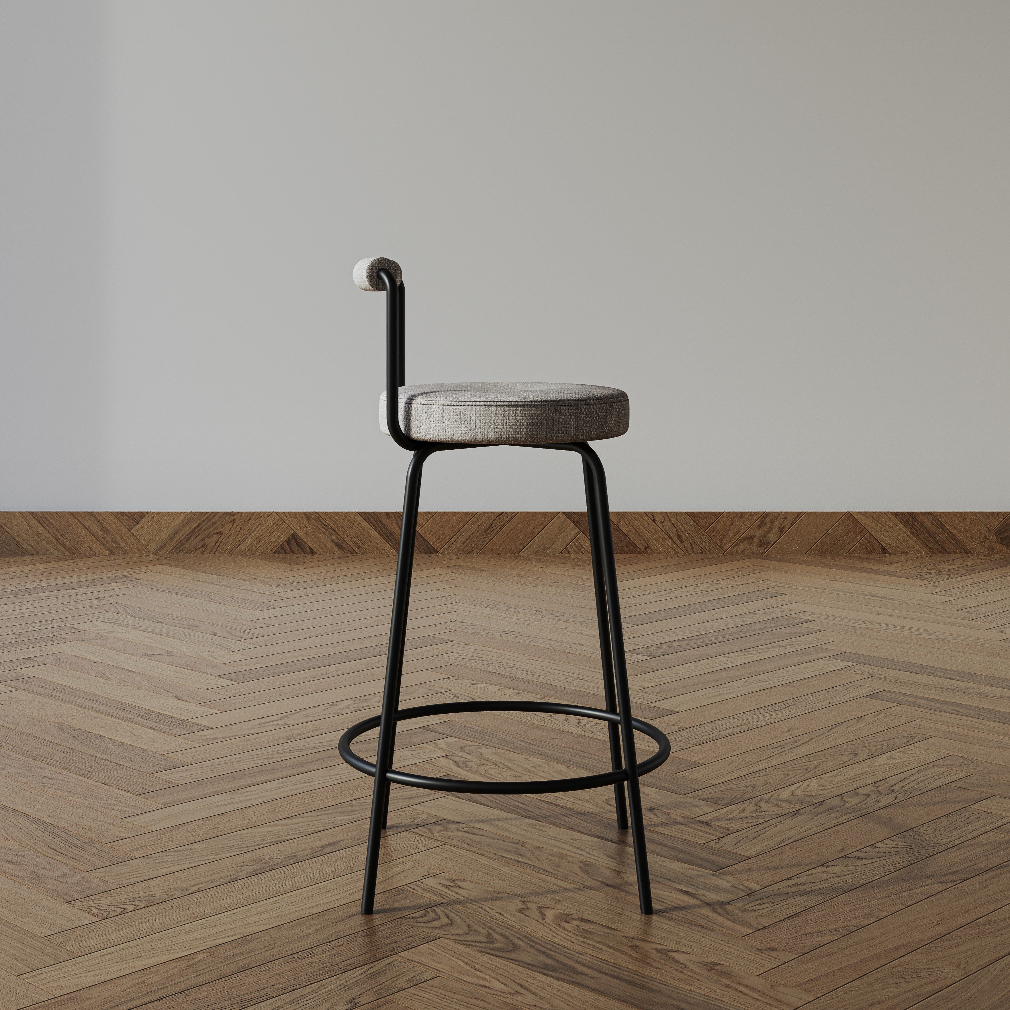 Round Back Bar Stool