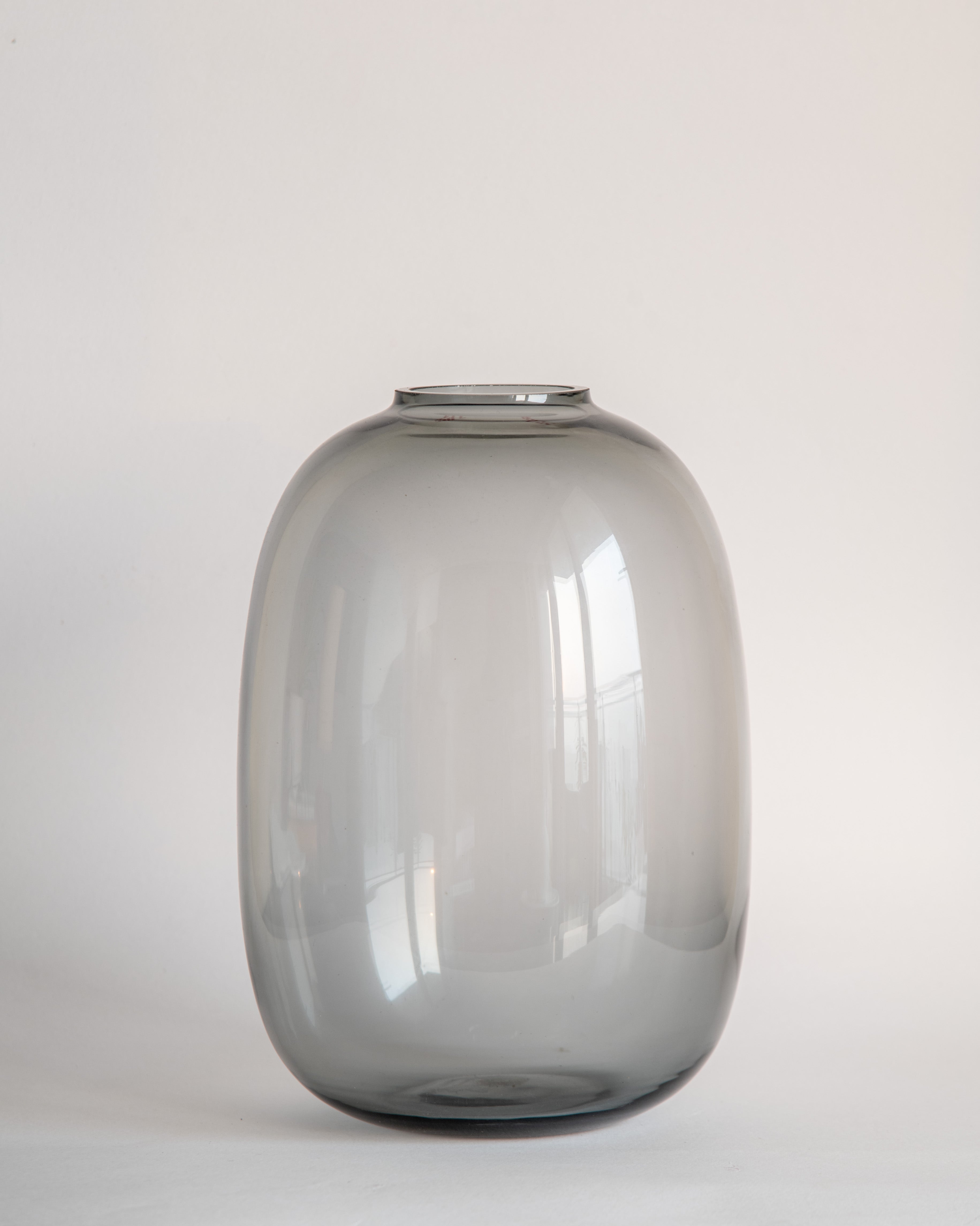 Oval Glass Vase