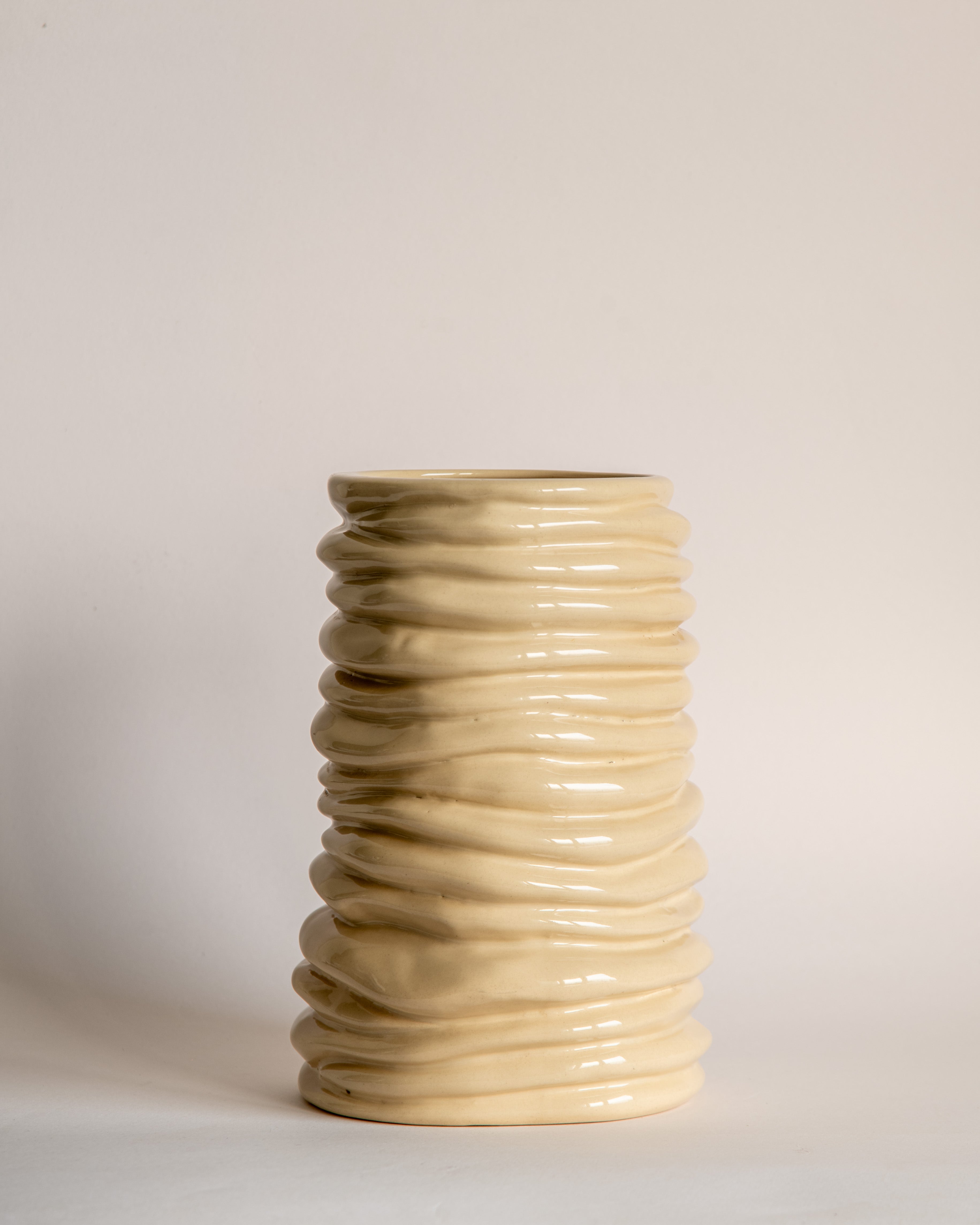 Layered Handmade Ceramic Vase