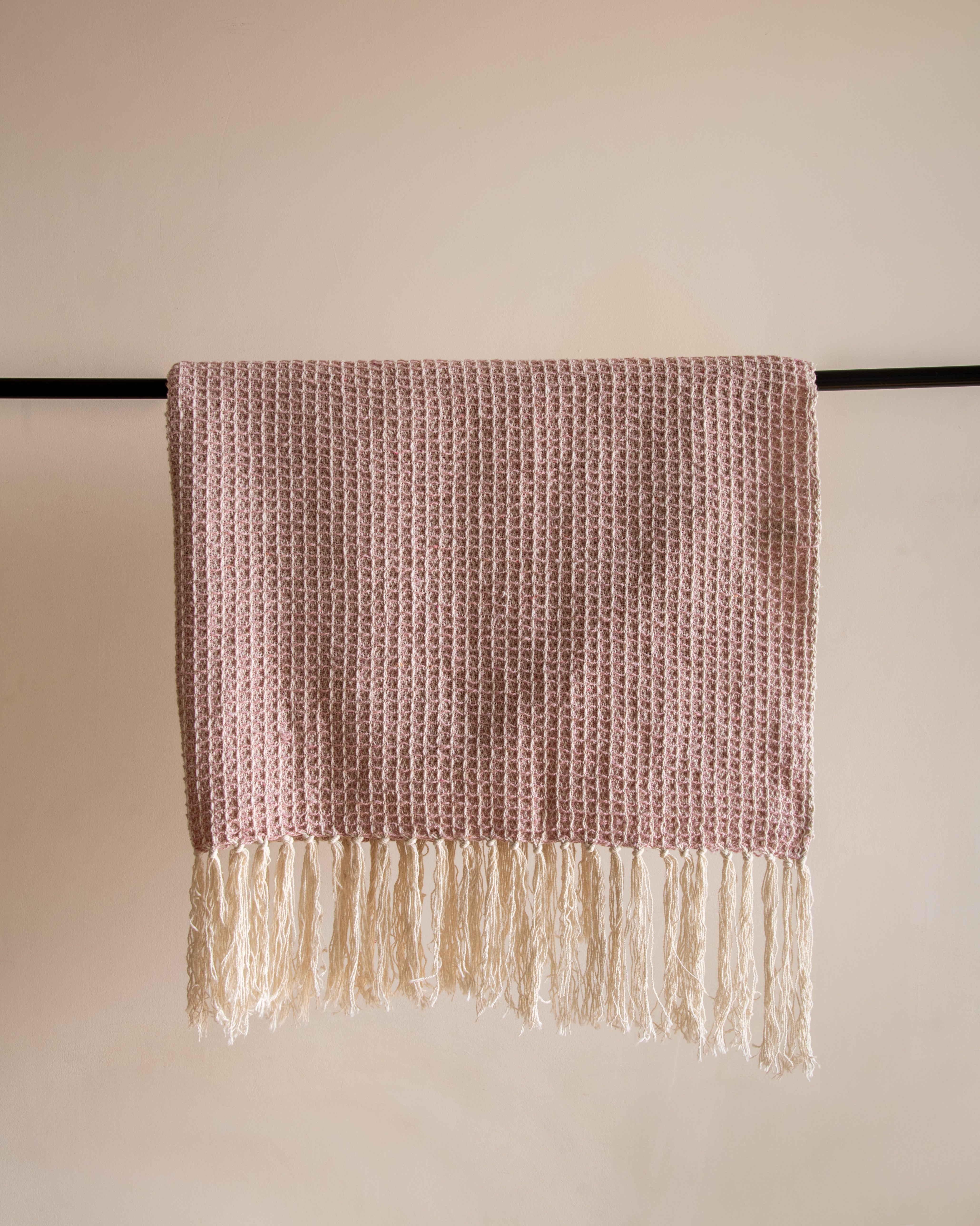 Pink Hue Woven Throw