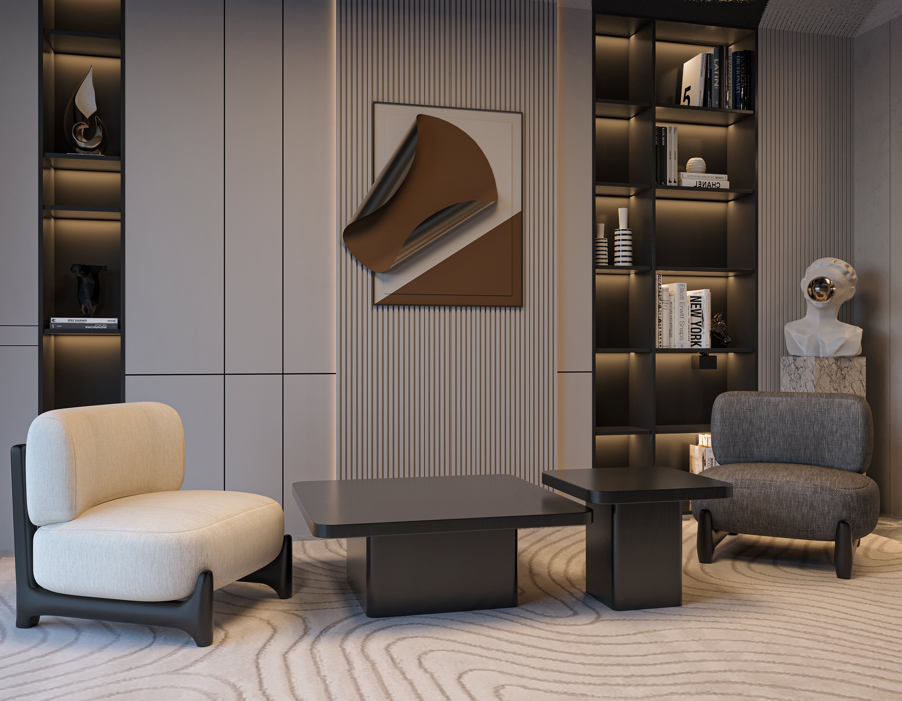 Futura, Set of Two Coffee Table
